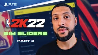 NBA 2K22 Next Gen  12Min HOF Sim Sliders  For MYNBA  Real Stats amp Gameplay  PART 3 [upl. by Charmaine502]