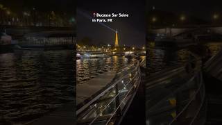 Ducasse Sur Seine in Paris ducassesurseine paris seineriver dinnercruise romanticdinner yummy [upl. by Alaric]