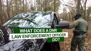 WHAT DOES A SCDNR LAW ENFORCEMENT OFFICER DO [upl. by Eiliab]