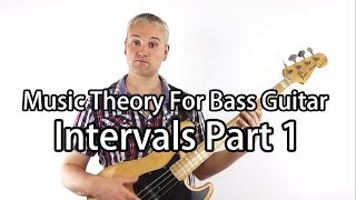 Music Theory for Bass Guitar  Intervals Part 1 [upl. by Racklin610]