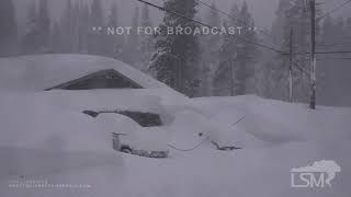 332024 Truckee to Soda Springs CA Huge snow totals piling upmp4 [upl. by Undis]