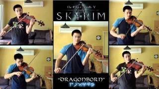 The Elder Scrolls V Skyrim Dragonborn String Quintet [upl. by Nywg911]