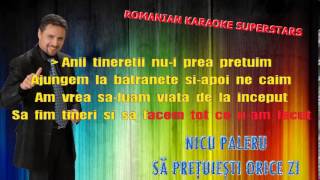 NICU PALERU  SA PRETUIESTI ORICE ZI KARAOKE SUPERSTARS [upl. by Layton]