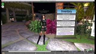 Inventory Structure amp Rez Objects Tutorial Opensim [upl. by Aisatsan619]