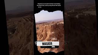 Masada Israels Ancient Fortress Overlooking the Dead Sea 🇮🇱🏰 shortsfeed shortvideo [upl. by Suirred497]