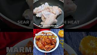 Marmalade Chicken Recipe Shorts  Orange Marmalade Chicken Wings [upl. by Wes]