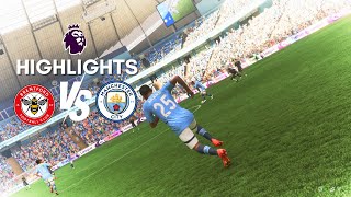 Highlights Manchester City vs Brentford Premier League manager career [upl. by Troth609]