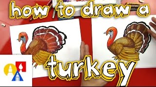 How To Draw A Turkey [upl. by Nelloc]