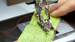 Tutorial how to use the BERNINA patchwork foot no 97 and 97D [upl. by Jonathan23]