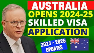 Australia Skilled Visa Application Open for West Australia 20242025  Australia Skilled Visa [upl. by Narah]