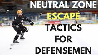 MHH Hockey Tutorials  Neutral Zone Escape Tactics For Defensemen [upl. by Ranit]