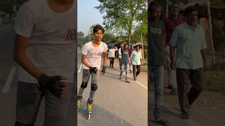 Public Reaction😮🔥🤩publicreaction trendingskate djshortsskatingreaction bhojpuri skating [upl. by Eeram]