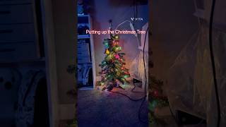 Putting up my mini Christmas Tree christmastree [upl. by Yelmene]