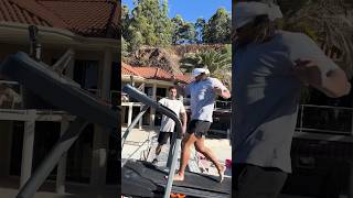 Blindfold vs Treadmill 😂 funny shorts challenge [upl. by Meek734]