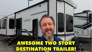 BEST Destination Trailer RV to Live In 2024 Keystone Retreat 391FLFT [upl. by Khai429]