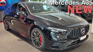 All NEW Mercedes AMG A Class Sedan 2024  FIRST LOOK A35 [upl. by Yuht]