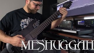 Meshuggah  Rational Gaze guitar cover [upl. by Adnara]