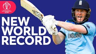 World Record Sixes  Morgan Hits 17 Sixes  ICC Cricket World Cup 2019 [upl. by Eraste286]