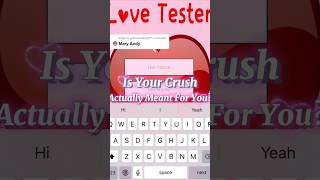 Love Test  Match Calculator ❤️💕lovetest lovetestgame lovequizgame [upl. by Yevoc]