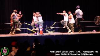 Omega Psi Phi Old School Greek Show June 2013 at Southern University Dj Marquis [upl. by Neret]