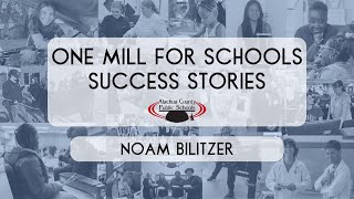 One Mill Success Stories – Noam Bilitzer – Institute of Culinary Arts at Eastside High School [upl. by Wrand295]