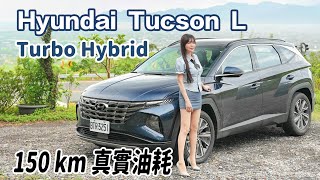 【尬渦輪真省油】國產唯一渦輪油電！Hyundai Tucson L Turbo Hybrid 不畏強颱油耗實測！ [upl. by Ycrad]