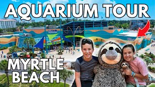 Ripleys Aquarium Myrtle Beach South Carolina Full Tour  Broadway At The Beach [upl. by Aicened]