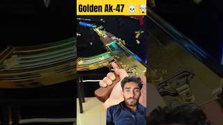 Satisfying golden plated Ak 47 gun 😱🤯 shorts experiment lifehackslifehacks funny satisfying [upl. by Erdnael912]