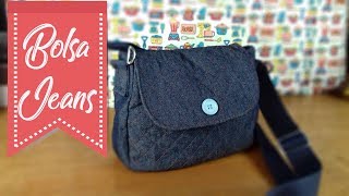 Diy Bolsa Jeans [upl. by Natalee447]