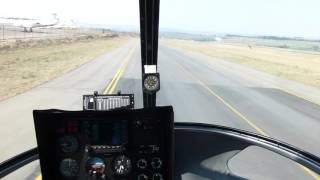 Takeoff from Lanseria in an Enstrom 480B Helicopter [upl. by Pendleton]