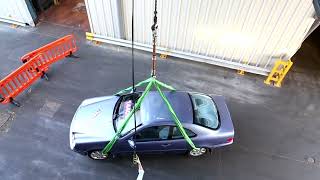 Pegler Yorkshires Tectite metal pushfit system lifting a car [upl. by Anatolio]