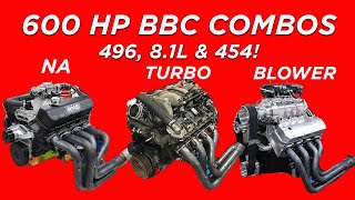 HOW TO MAKE 600HP BIGBLOCK CHEVY POWER FROM CHEAP JUNKYARD TURBO 81L TO ALLMOTOR 496 TO SC 454 [upl. by Hodgson]