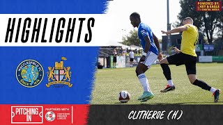 Match Highlights Macclesfield vs Clitheroe [upl. by Namdor]