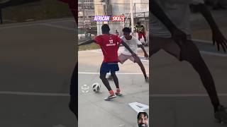 African talented street football 🔥🔥 shorts football hero dribbling [upl. by Burrell]