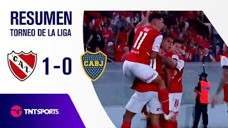 ¡EL ROJO SE QUEDÓ CON EL CLÁSICO ANTE BOCA 🔴🔴  Independiente 10 Boca  Resumen [upl. by Llerryt]