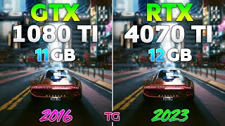 GTX 1080 Ti vs RTX 4070 Ti  Worth Upgrading [upl. by Cindelyn]