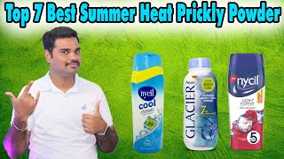 ✅Top 7 Best Prickly Heat Powders In India 2023 With PriceSummers Cooling Powder Review amp Comparison [upl. by Ahsini202]