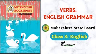 Verbs English grammar Class 8 English Maharashtra State Board verbs Englishgrammar [upl. by Arrec]