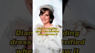 Dianas wedding dress was horrified when she saw itshortvideo history [upl. by Nodmac]