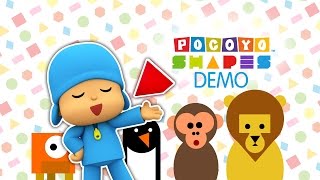 🎮 POCOYÓ GAMEPLAY  Pocoyo Shapes  CARTOON GAMES for kids [upl. by Arymas]