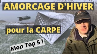 Les AMORÇAGES pour la CARPE en HIVER  Mon Top 5 [upl. by Eda]