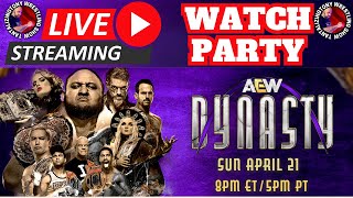 AEW Dynasty 2024 LIVE STREAM Reaction amp Discussion [upl. by Lelia]