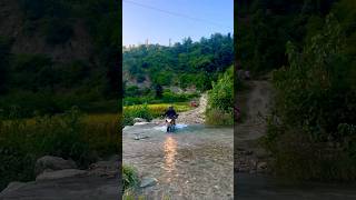 Conquering the Ultimate Bike Water Crossing 🌊🏍️ AdventureRide WaterCrossing bikelifemod [upl. by Ecnaret]