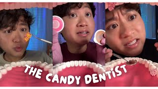 ASMR  Top 4 Dentist Eats Candy from your Teeth Compilation 🦷 [upl. by Redman195]