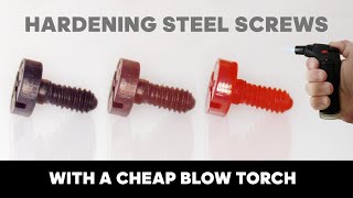 DIY Hardening Tempering and Annealing Watch Screws [upl. by Camroc565]