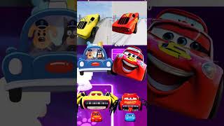 Cars Cruz Ramirez vs Cars Mater Turbo vs Lightning McQueen Eater vs Cars Mater x Tiles Hop [upl. by Edwin]