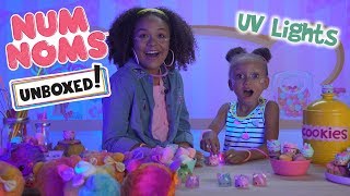 UNBOXED  Num Noms  Season 3 Episode 8 UV Lights  New Num Noms Lights [upl. by Sallyann]