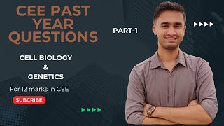 Botany Past Year Questions With SolutionsPart1CEEMedico Zeewan [upl. by Ihsakat34]