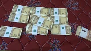 NEW INDIAN TEN rupee note bundle unwrapping [upl. by Yeta]