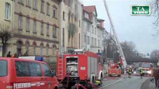 Großbrand in Arnstadt [upl. by Dredi647]